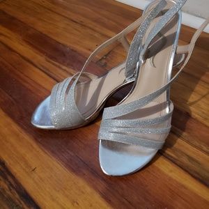 Sparkly Silver Heels!